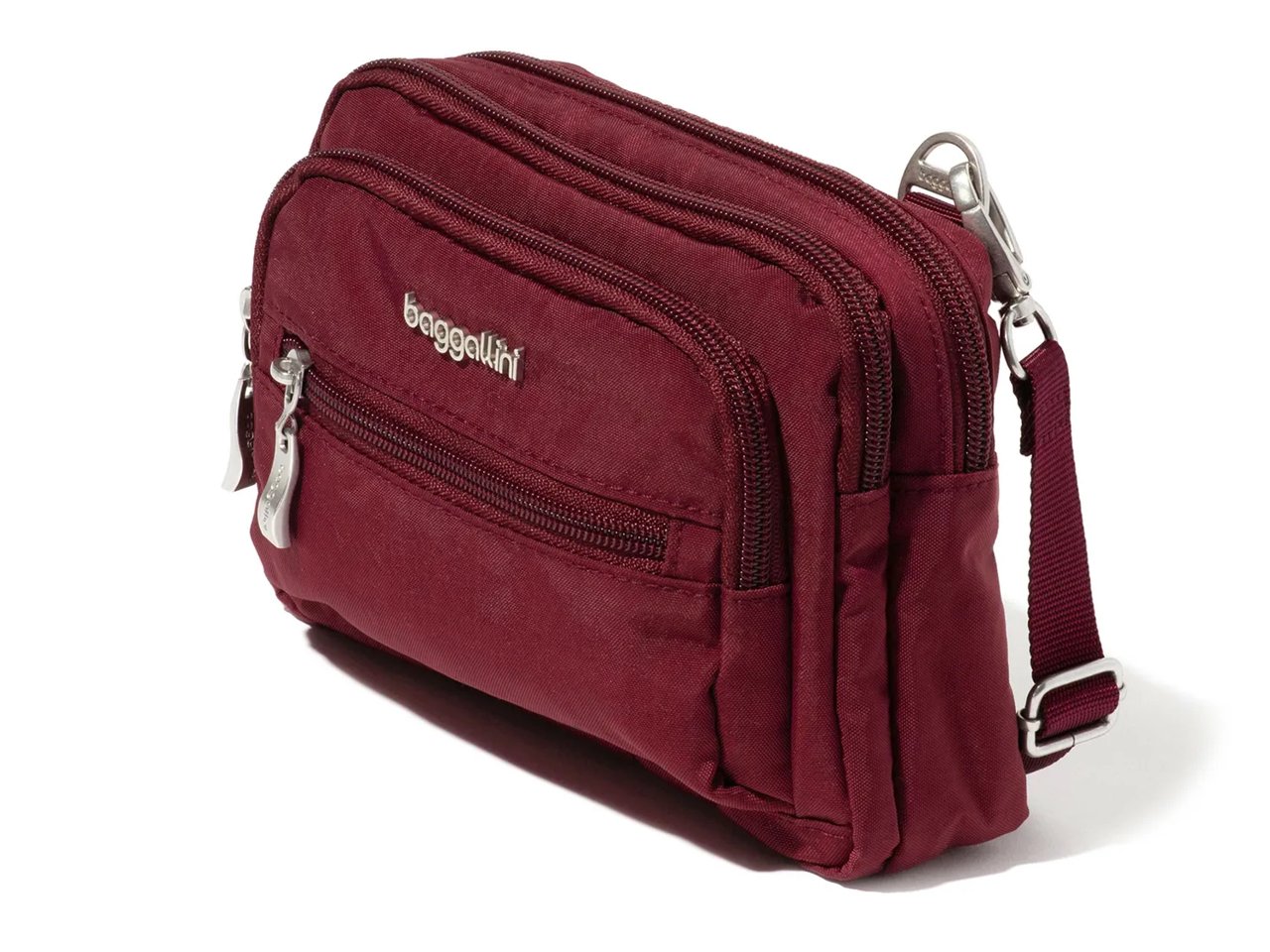 Triple Zip Crossbody