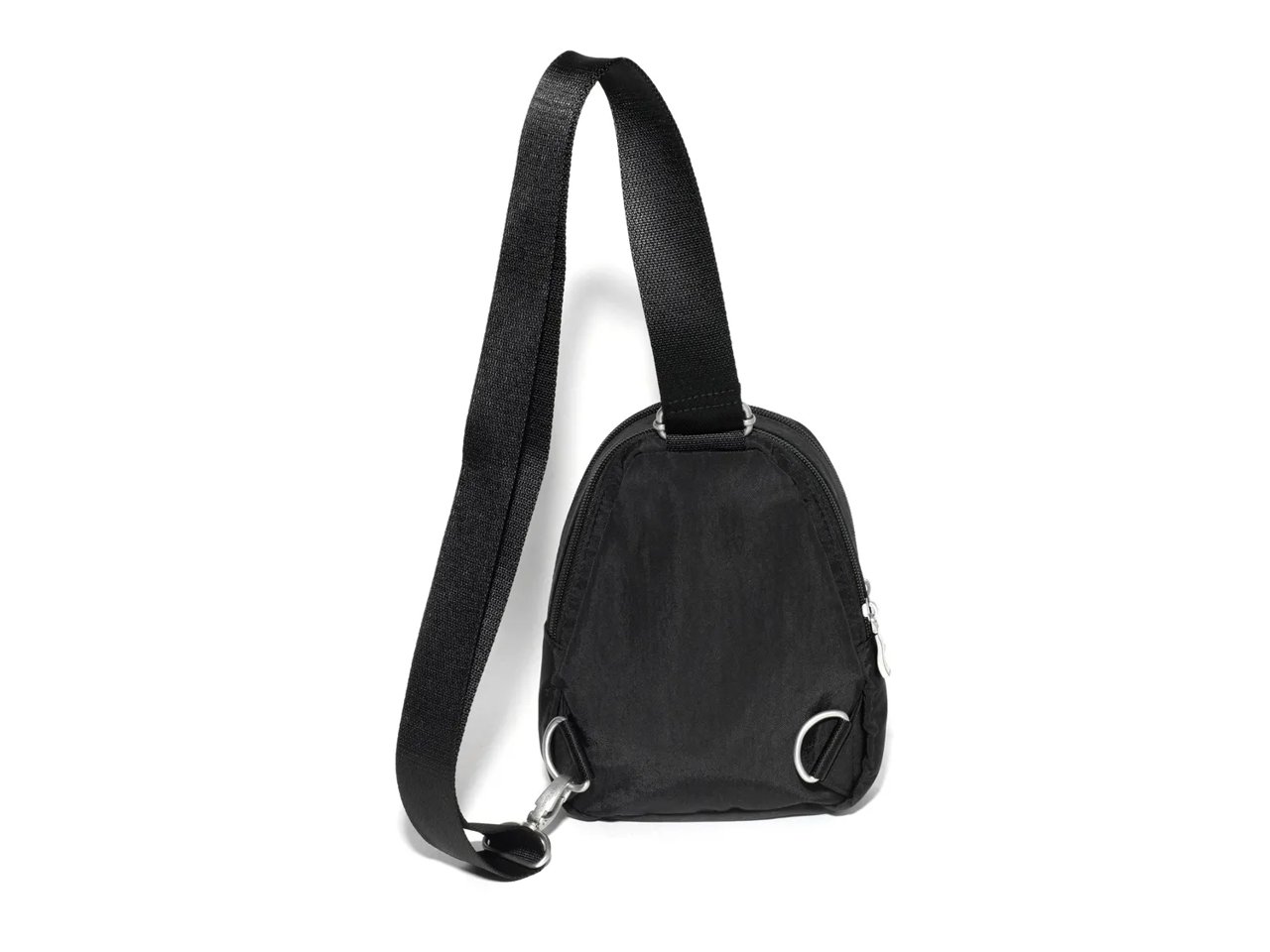 Double Zip Mini Sling Crossbody Bag