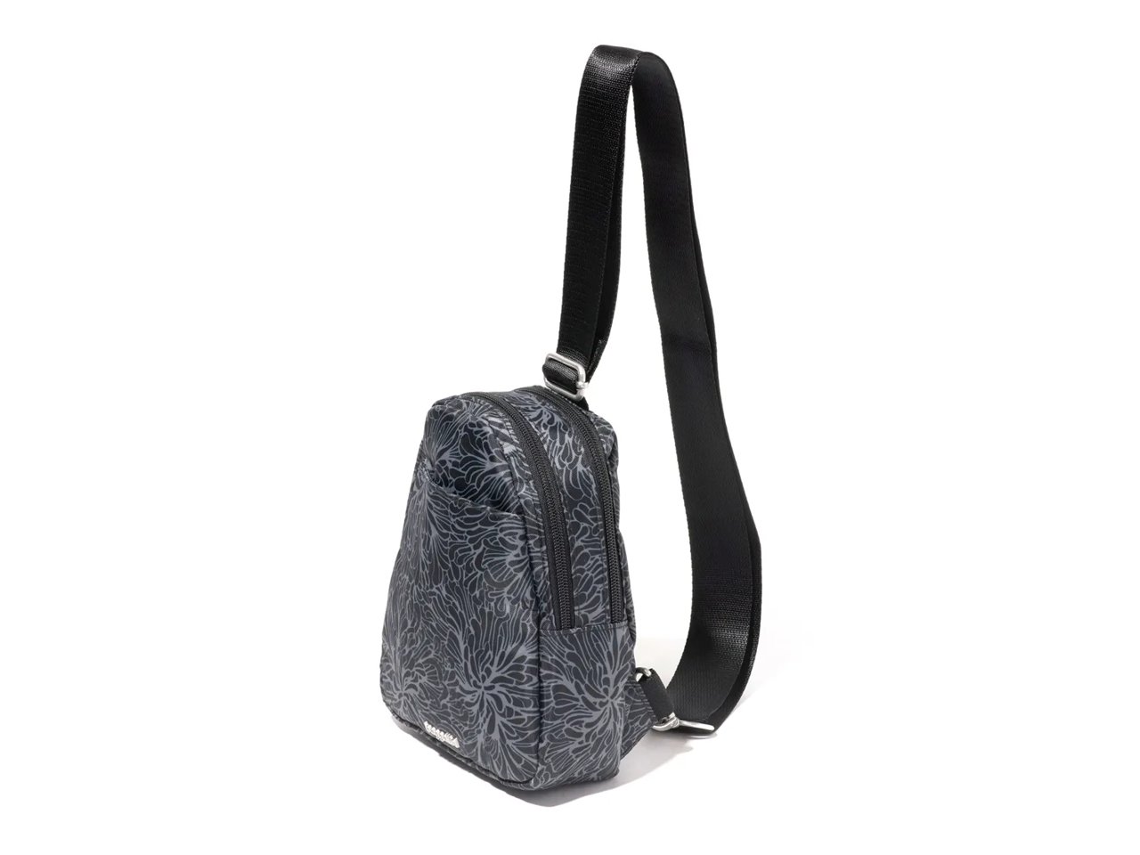 Double Zip Mini Sling Crossbody Bag