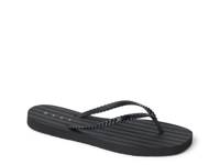 Seaside Twist Flip Flop Black view