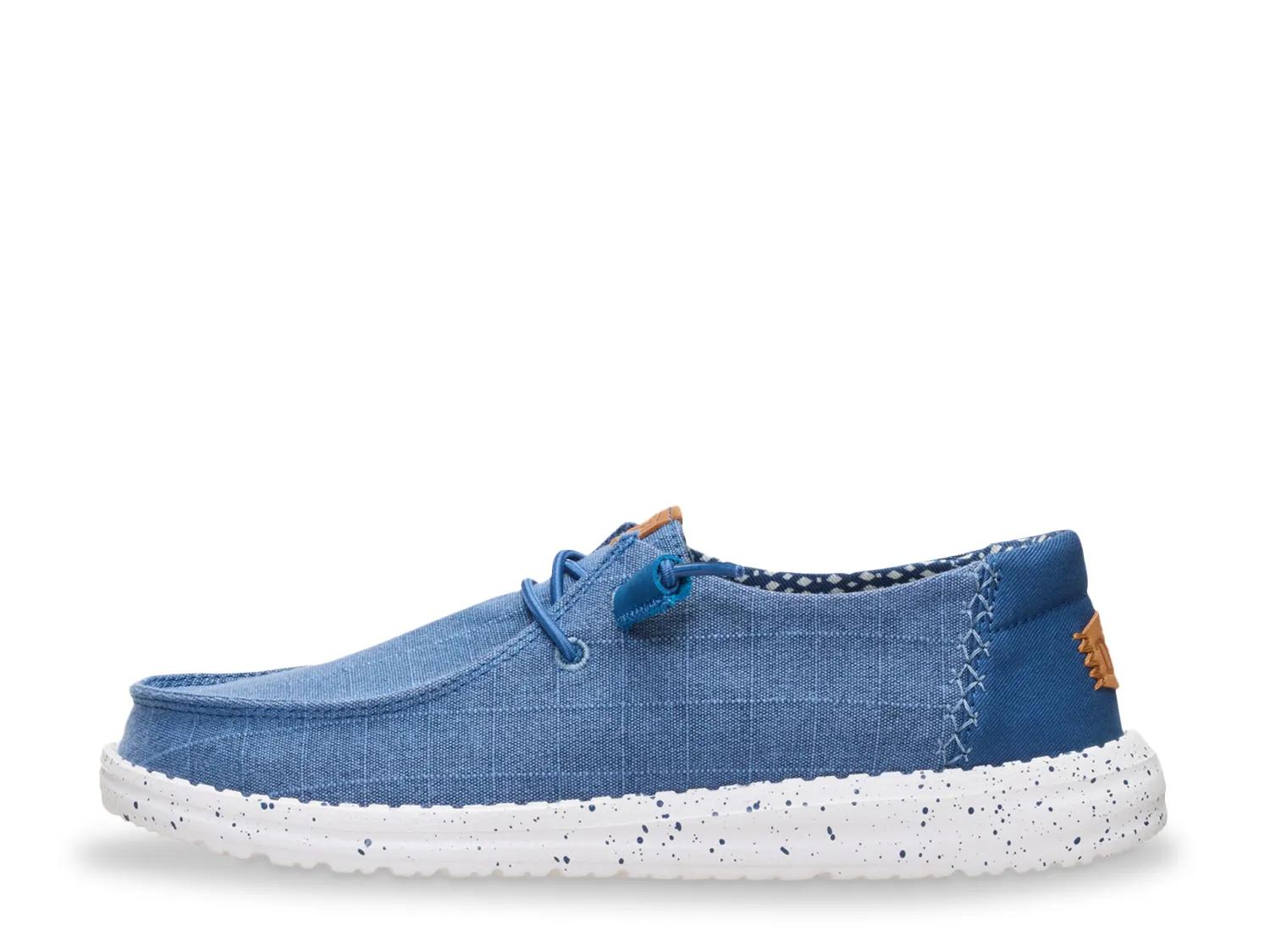 Wendy Chambray Grid Slip-On