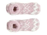 Roll Cuff Women's Slipper Socks Pink/Off White view