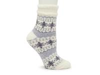 Snowflake Women's Crew Socks Blue view