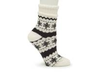 Snowflake Women's Crew Socks Purple view