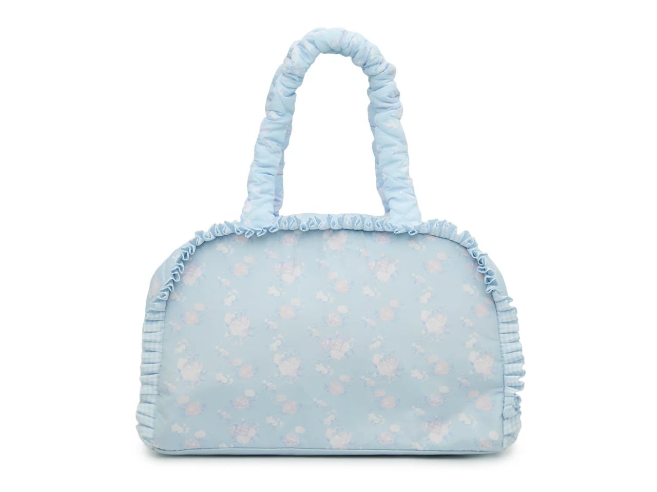 Floral Quilted Duffle Bag