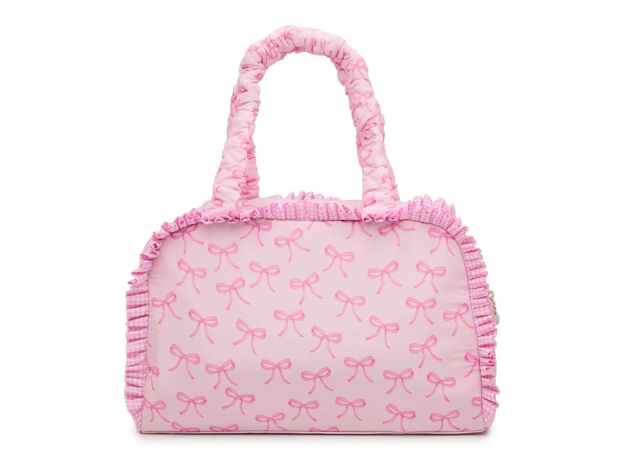 Bow Quilted Duffle Bag