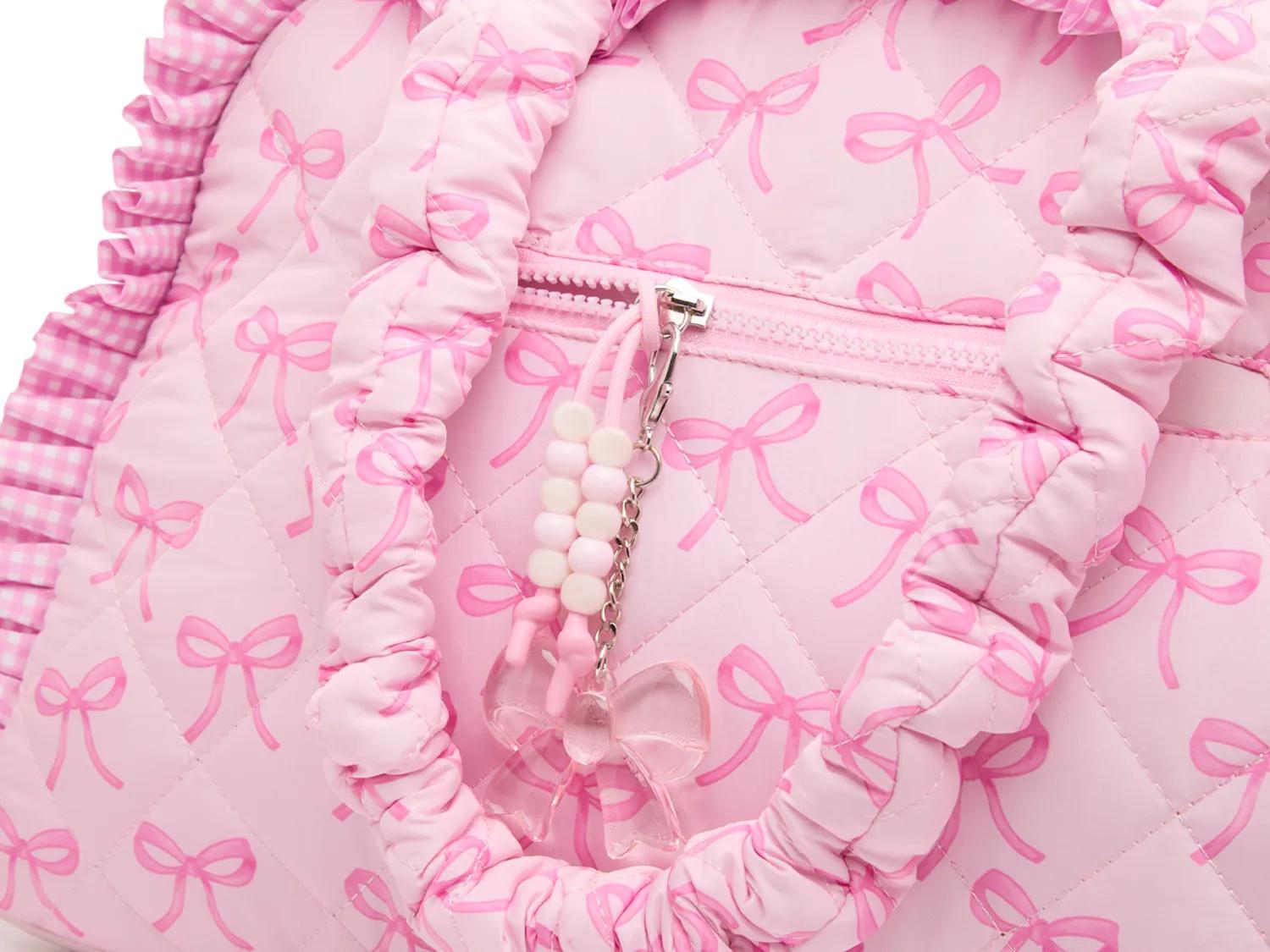 Bow Quilted Duffle Bag