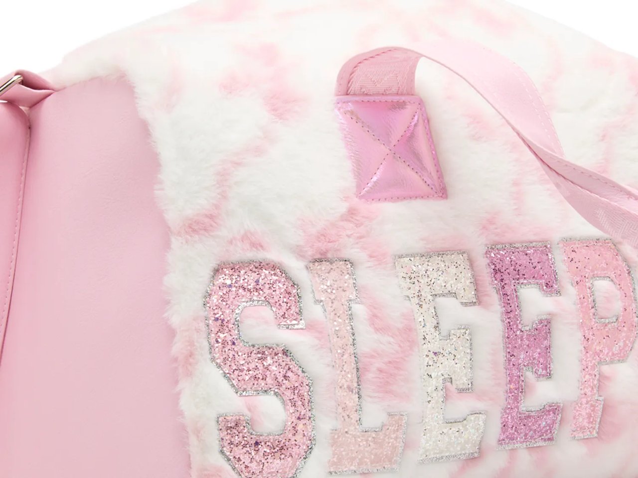 Sleepover Plush Ribbon Duffle Bag
