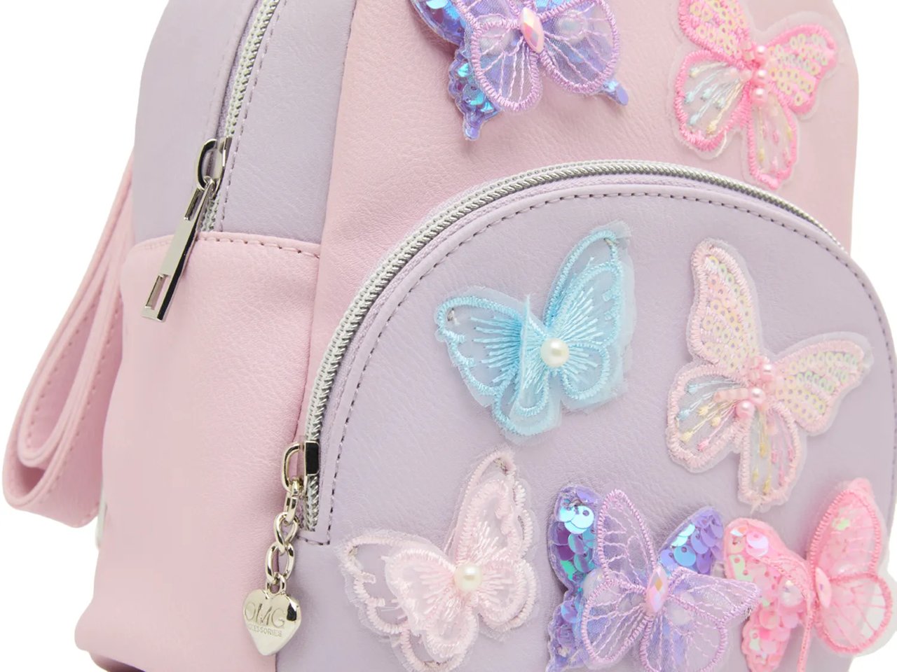 Butterfly Pearl Top Mini Backpack