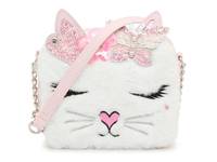Bella Cat Faux Fur Crossbody Light Pink view