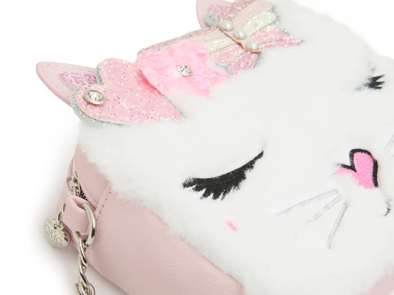 Bella Cat Faux Fur Crossbody