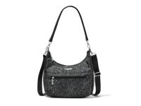 Pocket Half Moon Shoulder Bag Midnight Blossom view
