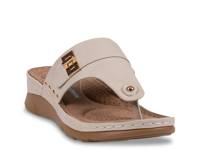 Arla Wedge Sandal Beige view