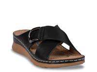Eanna Wedge Sandal Black view