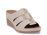 Monte Wedge Sandal Beige view