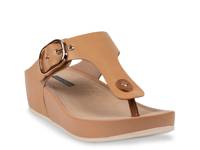 Rhodes Wedge Sandal Tan view