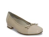 Alpha Flat Taupe Leather view