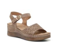 Lakelynn Wedge Sandal Brown view