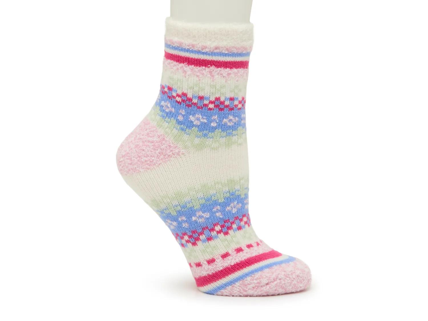 Fireside Bright Fairisle Crew Socks In Multicolor