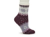 Nordic Fairisle Women's Crew Socks Purple view