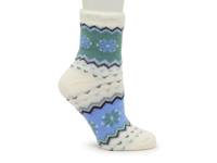 Nordic Fairisle Women's Crew Socks Blue view