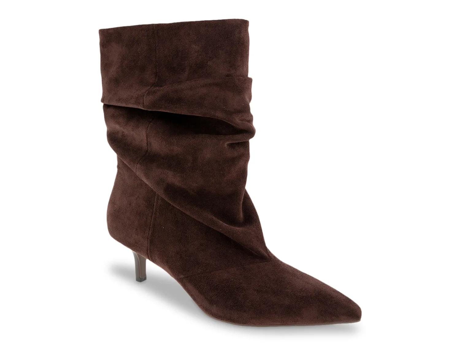 BCBG Dalles Bootie | Women's | Dark Brown | Size 7.5 | Boots | Kitten | Slouch