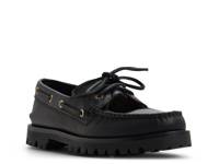 Mary Jane Low Lug Boat Shoe Black view