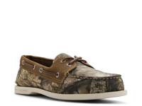 Authentic Original 2-Eye Lite Boat Shoe Green Camo Print view