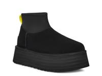 Classic Mini Dipper Platform Bootie Black Suede view