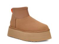 Classic Mini Dipper Platform Bootie Chestnut Suede view