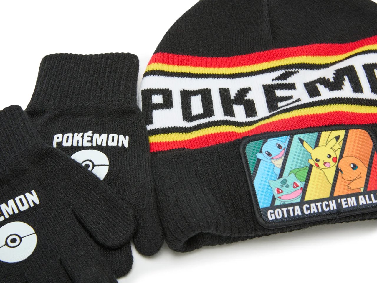 Pokemon Beanie & Glove Set