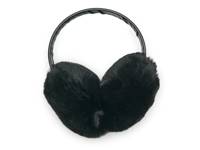 Faux Fur Earmuff Black view