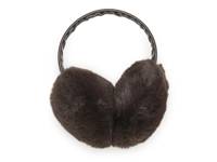 Faux Fur Earmuff Dark Brown view