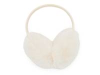 Faux Fur Earmuff Ivory view