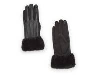 Puff Cuff Fashion Gloves Black view