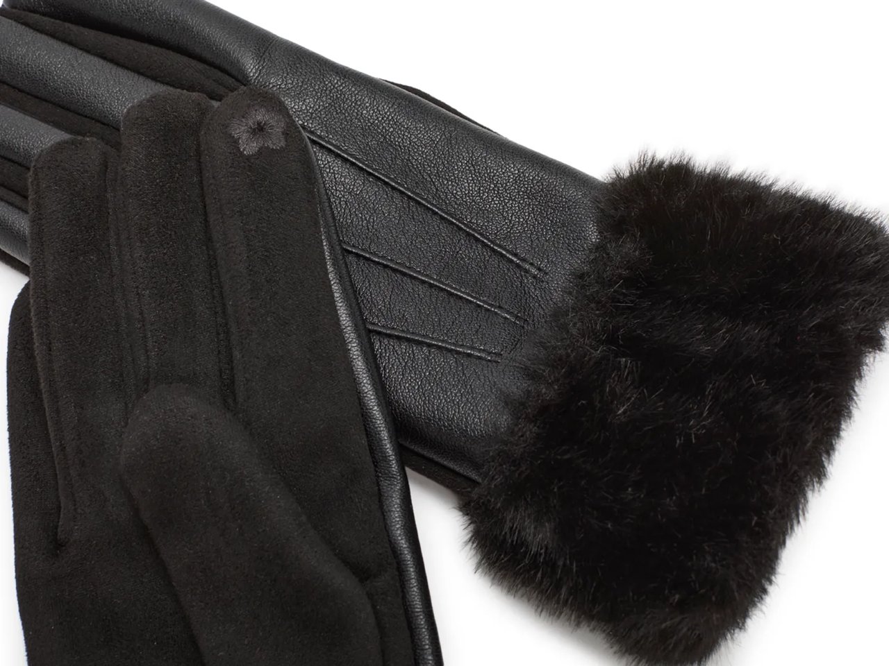 Puff Cuff Fashion Gloves