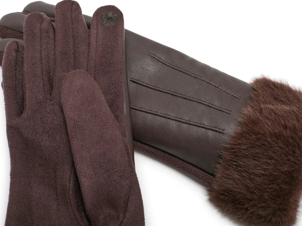 Puff Cuff Fashion Gloves