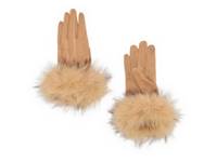 Stretch Fashion Gloves Beige view
