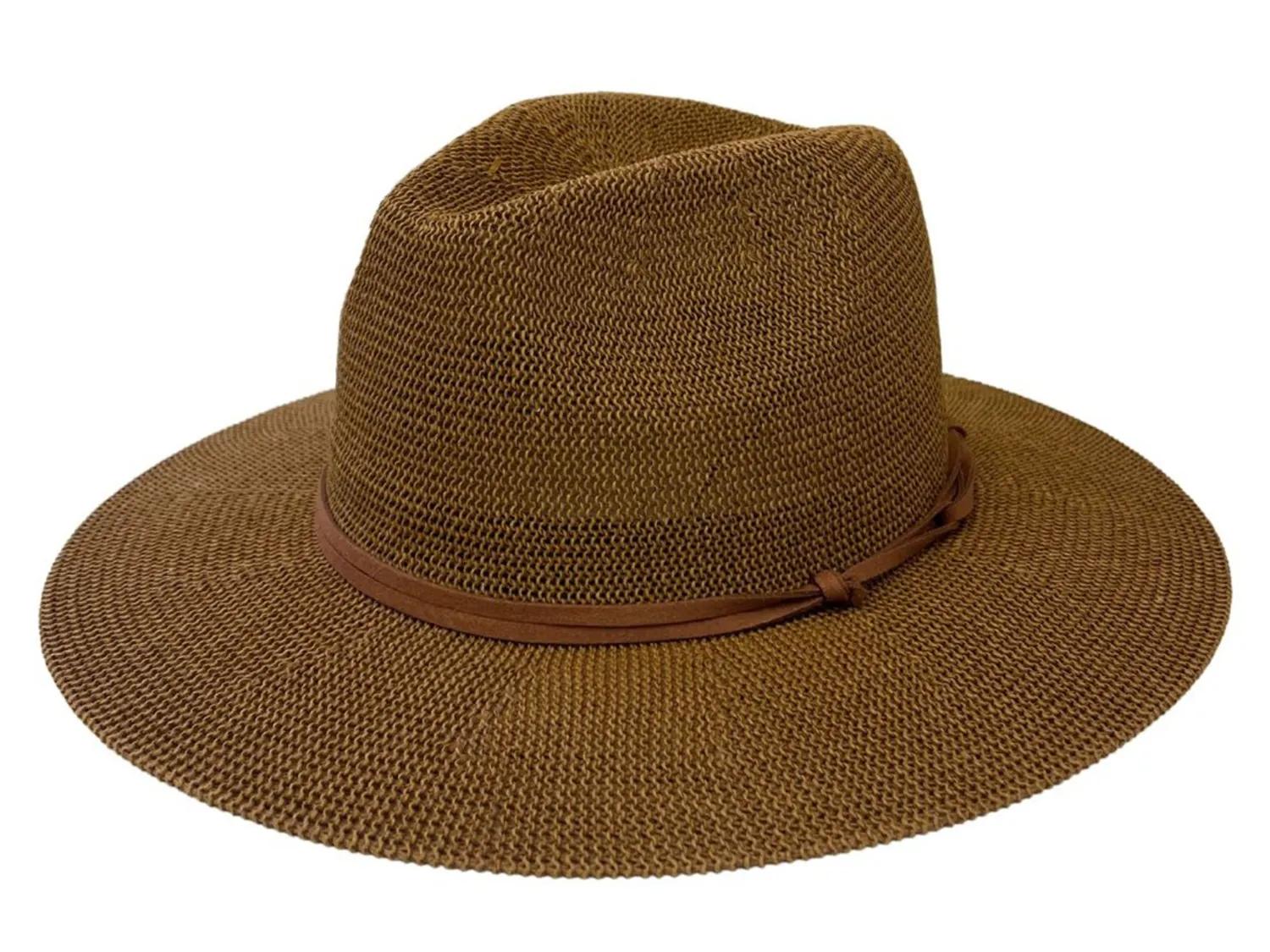 Marcus Adler Packable Panama Hat | Women's | Dark Tan | Size One Size | Hats | Panama