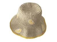 Straw Lemon Bucket Hat Beige view
