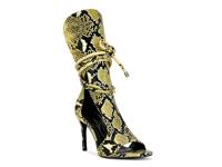 Bocker Sandal Yellow Snake Print view