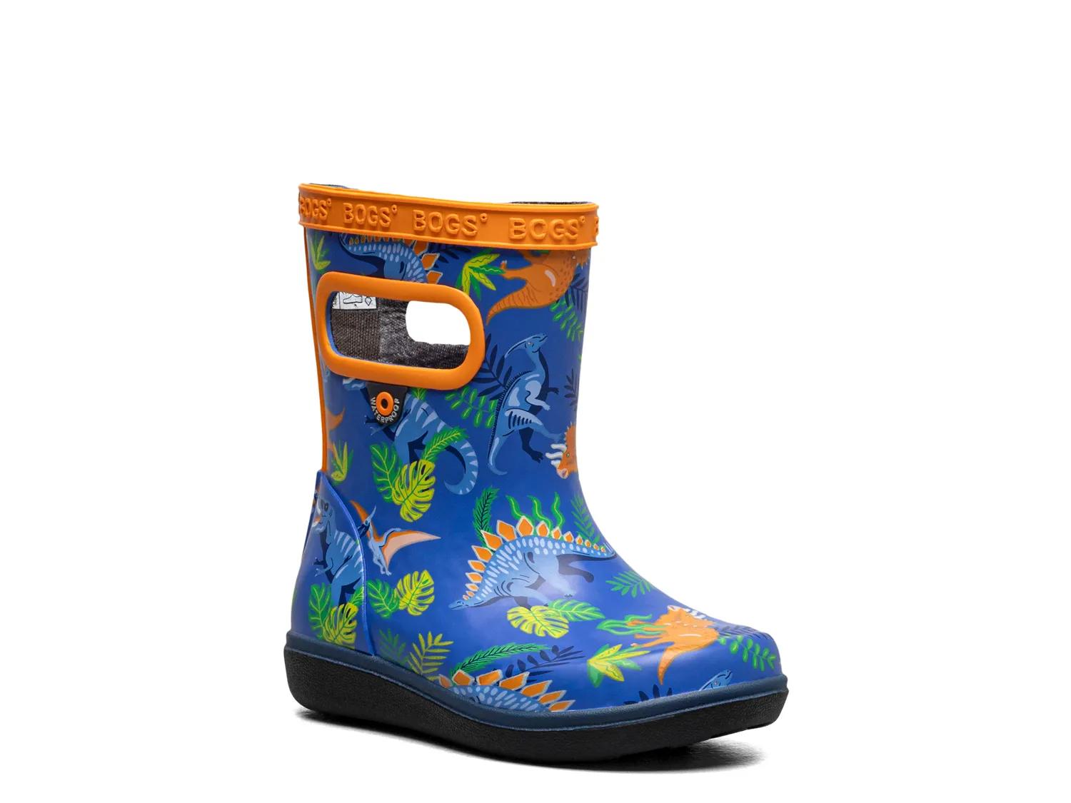 Bogs Skipper Ii Dinosaur Jungle Rain Boot Kids' In Multicolor Dinosaur Print