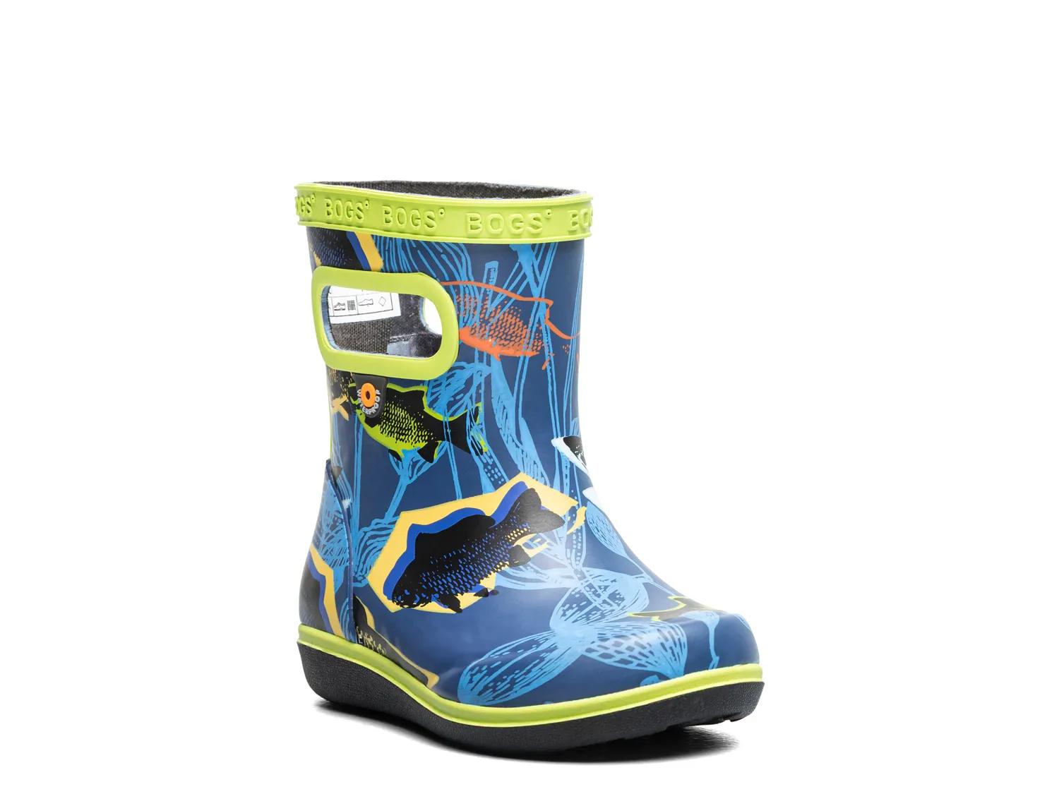 Bogs Skipper Ii Fish Rain Boot Kids' In Blue
