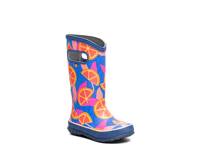 Summer Fruit Rain Boot - Kids' Blue/Multicolor view