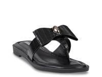 Alba Sandal Black Croc Print view