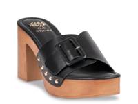 York Platform Sandal Black view
