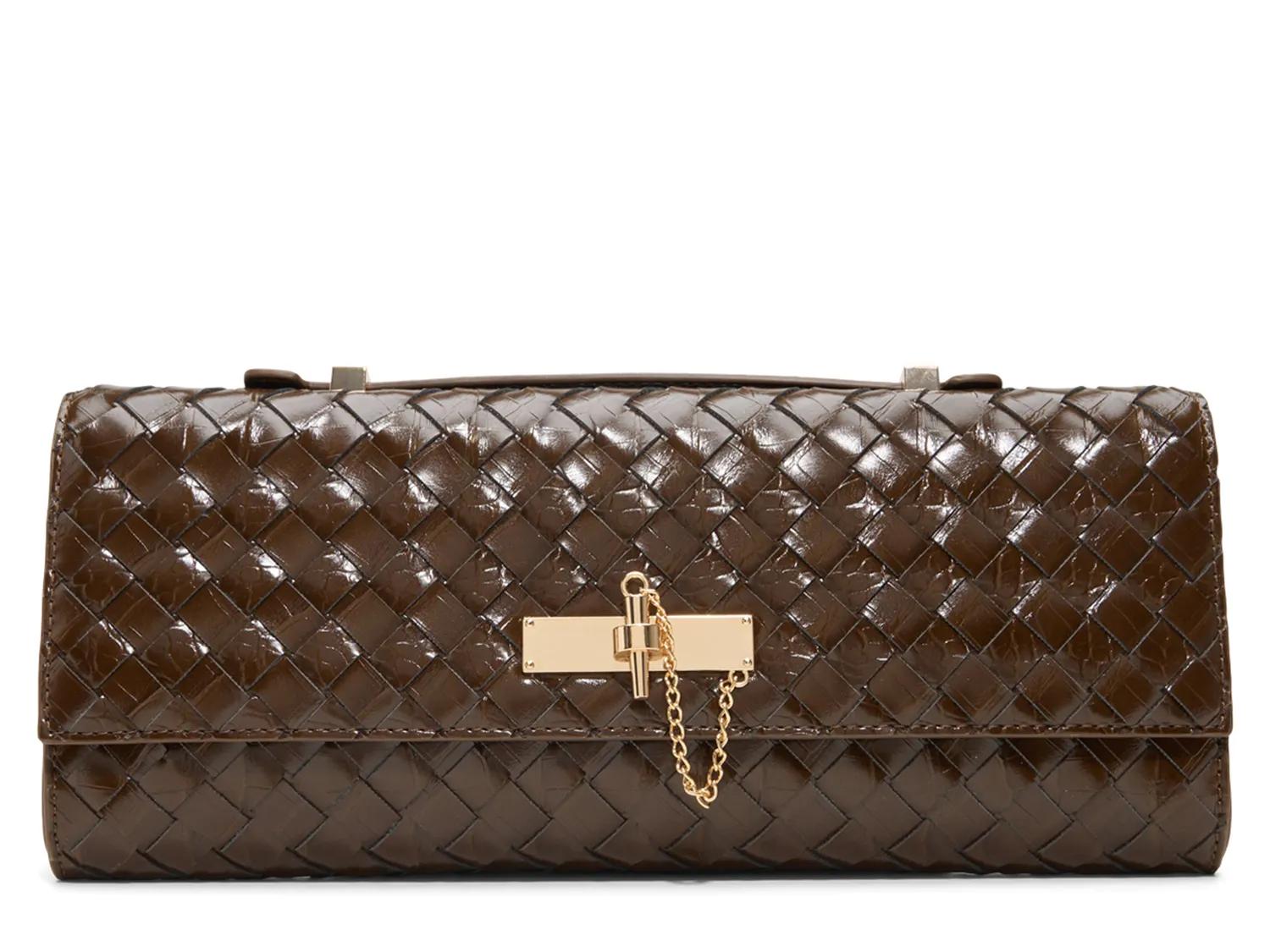 Aldo Rouxx Clutch In Dark Brown