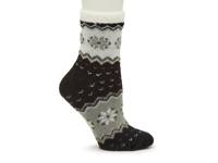 Nordic Fairisle Women's Crew Socks Black view