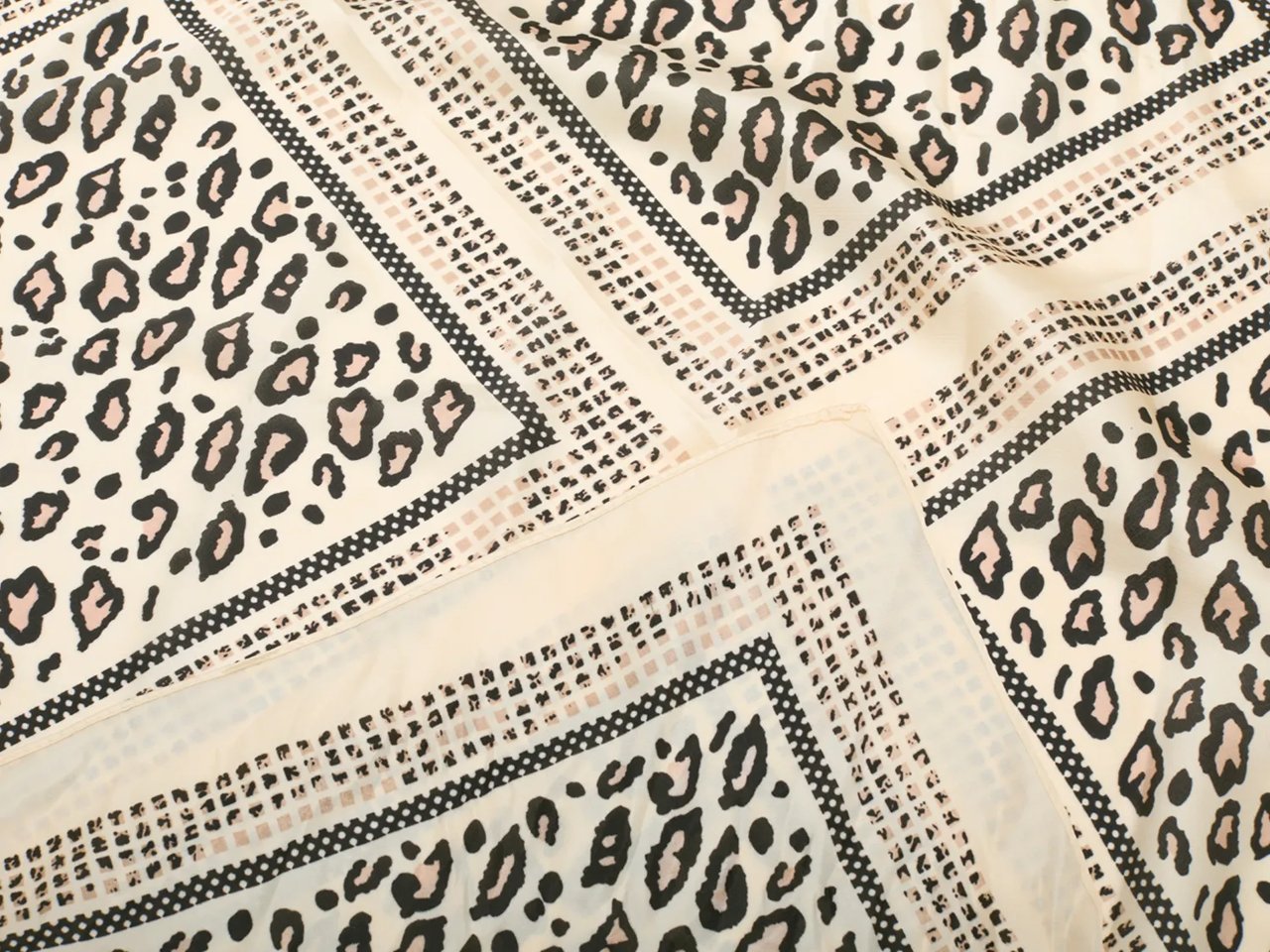 Leopard Square Scarf