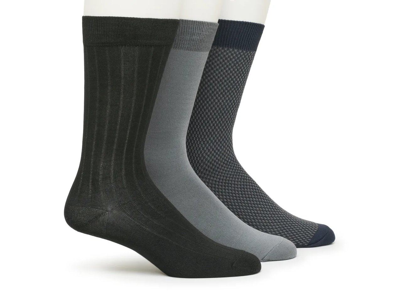 Pick Stitch Supersoft Men's Crew Socks - 3 Pack